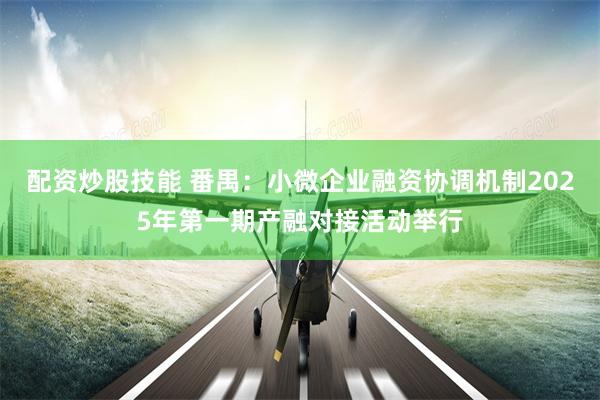 配资炒股技能 番禺：小微企业融资协调机制2025年第一期产融对接活动举行